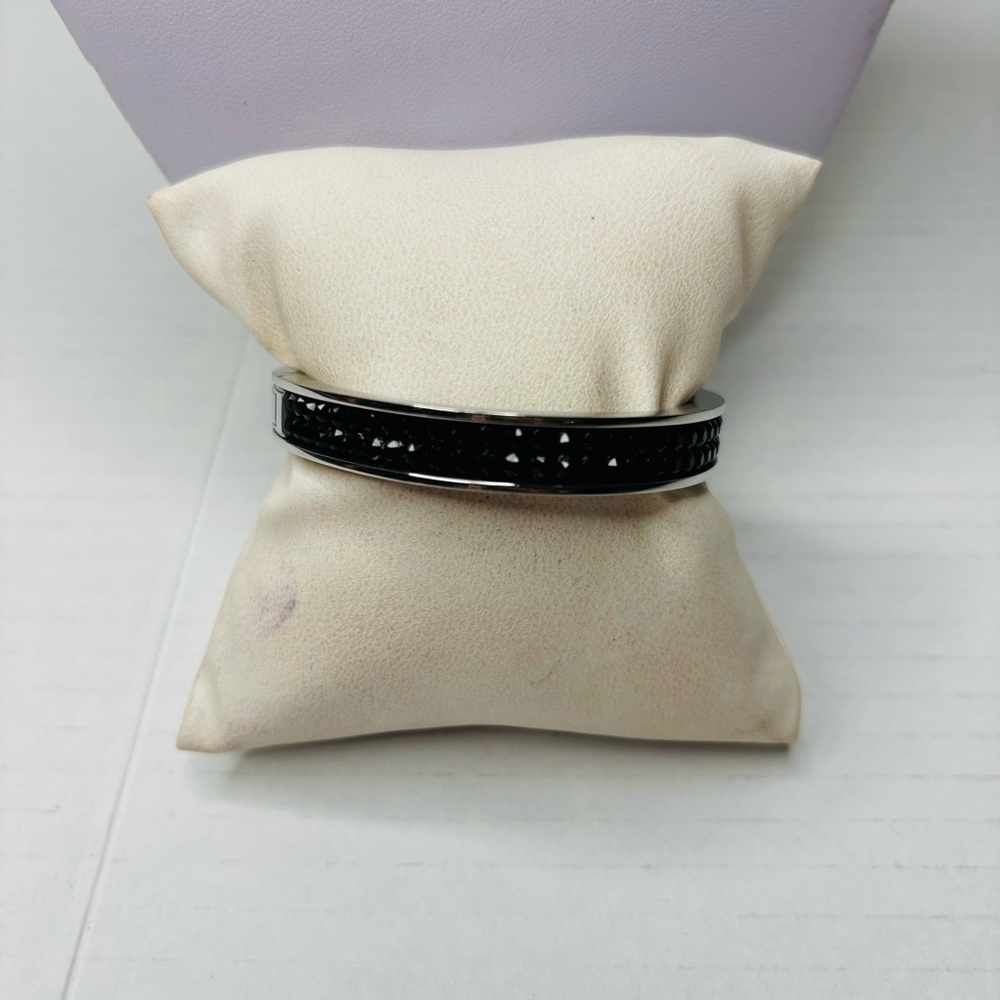 SWAROVSKI Intervalle Jet Bangle Bracelet